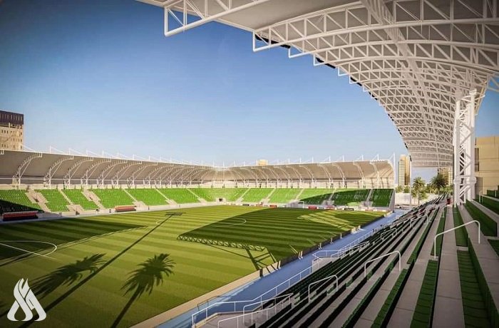 نادي الشرطة يعلن عن nearing completion of its new stadium with an opening date set