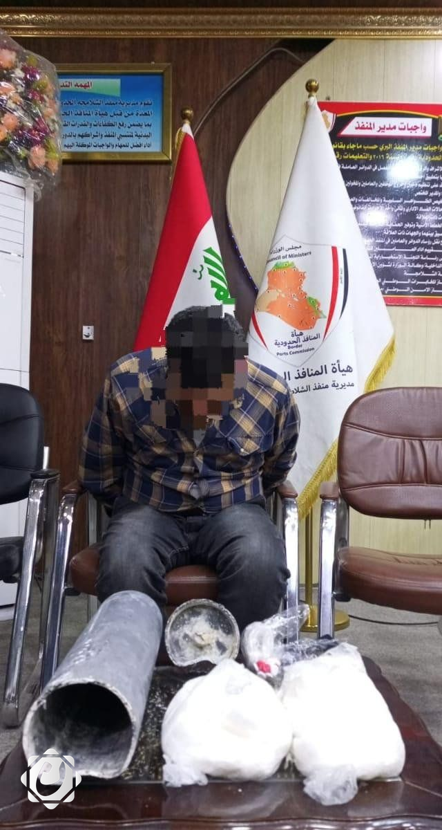 ضبط 1 كغم من الكريستال في منفذ الشلامجة: نجاح جديد لجهود مكافحة المخدرات
