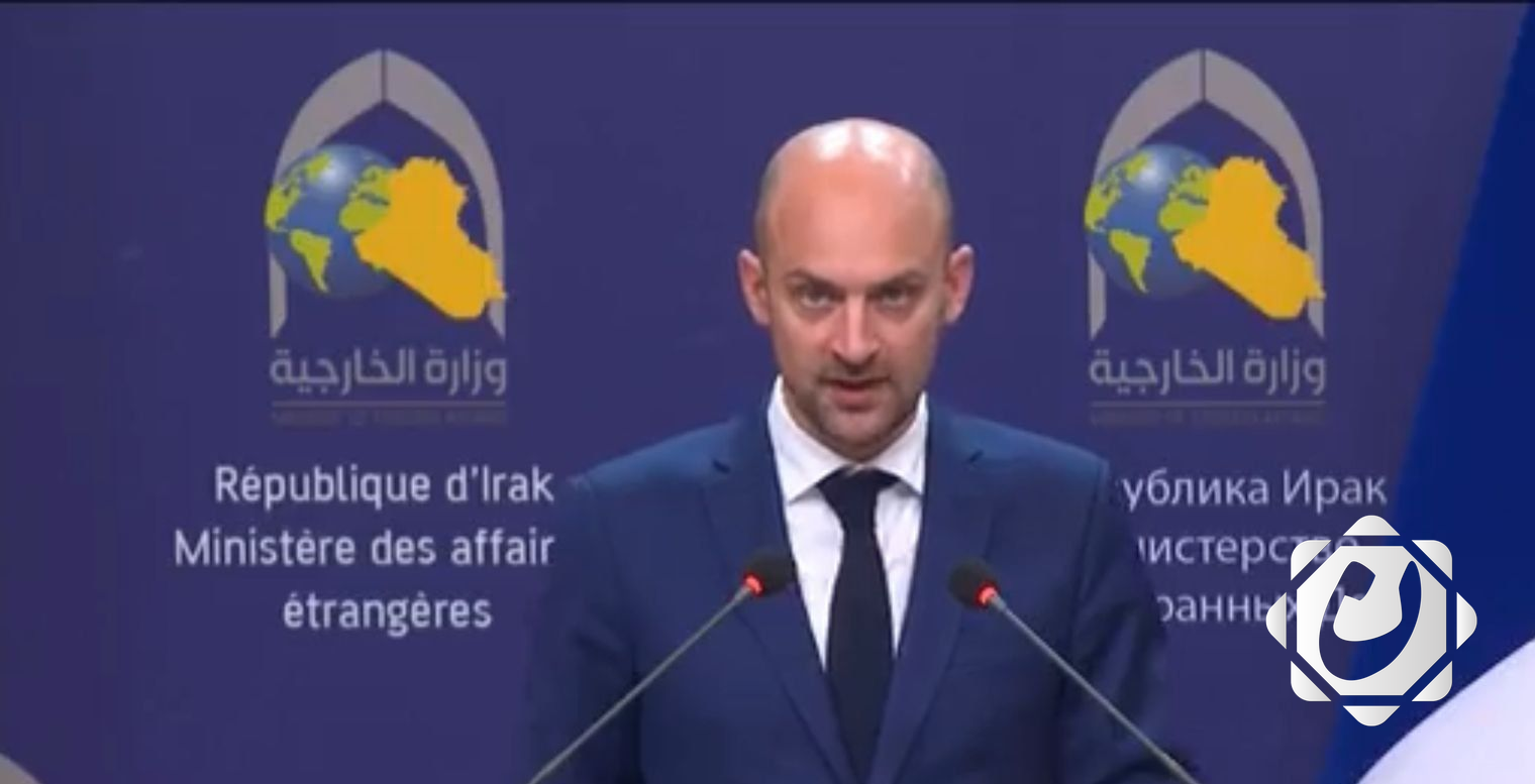 وزير الخارجية الفرنسي يشيد بجهود رئيس الوزراء العراقي في تعزيز استقرار البلاد