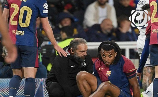 برشلونة يواجه تحديات صعبة بعد إصابة مدافعه كوندي قبل مواجهتي إنتر وريال مدريد