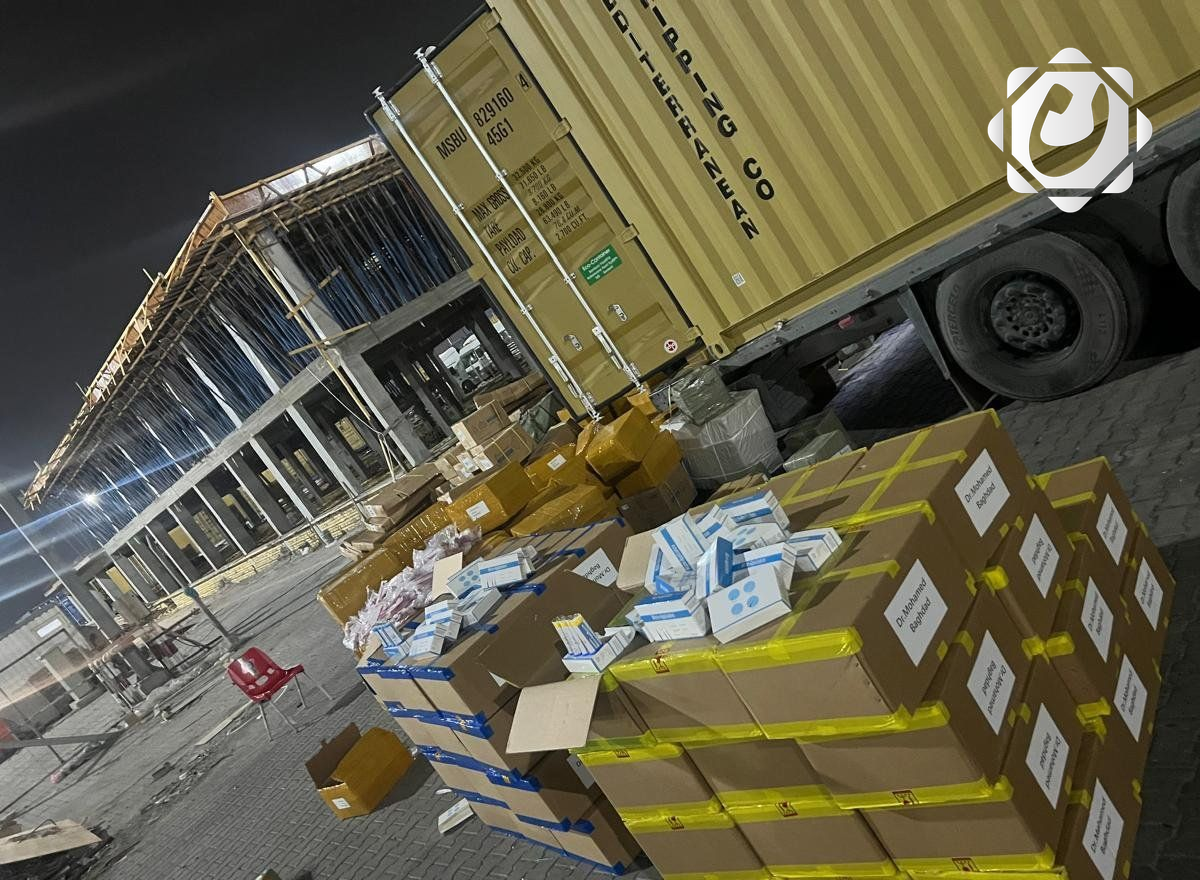ضبط مستلزمات طبية مهربة في ميناء أم قصر الشمالي