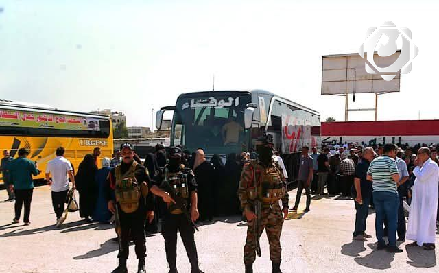 شرطة الديوانية تضمن سلامة قوافل الحجاج في طريقهم إلى النجف الأشرف