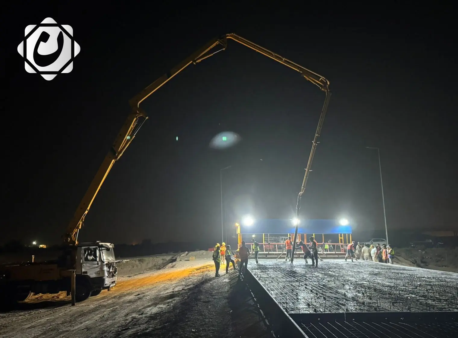 65% من مشروع ممر المركبات الثقيلة في سيطرة الصقور بالأنبار