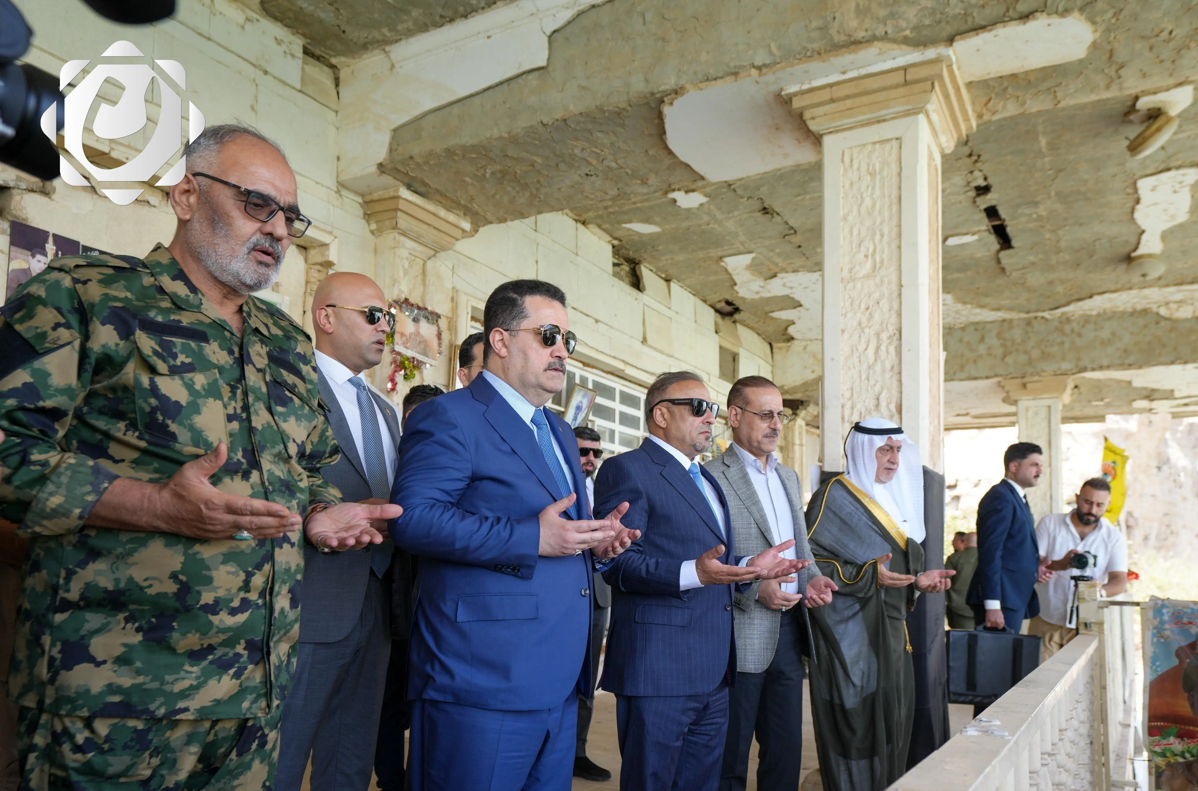 زيارة رئيس الوزراء لموقع جريمة سبايكر في تكريت