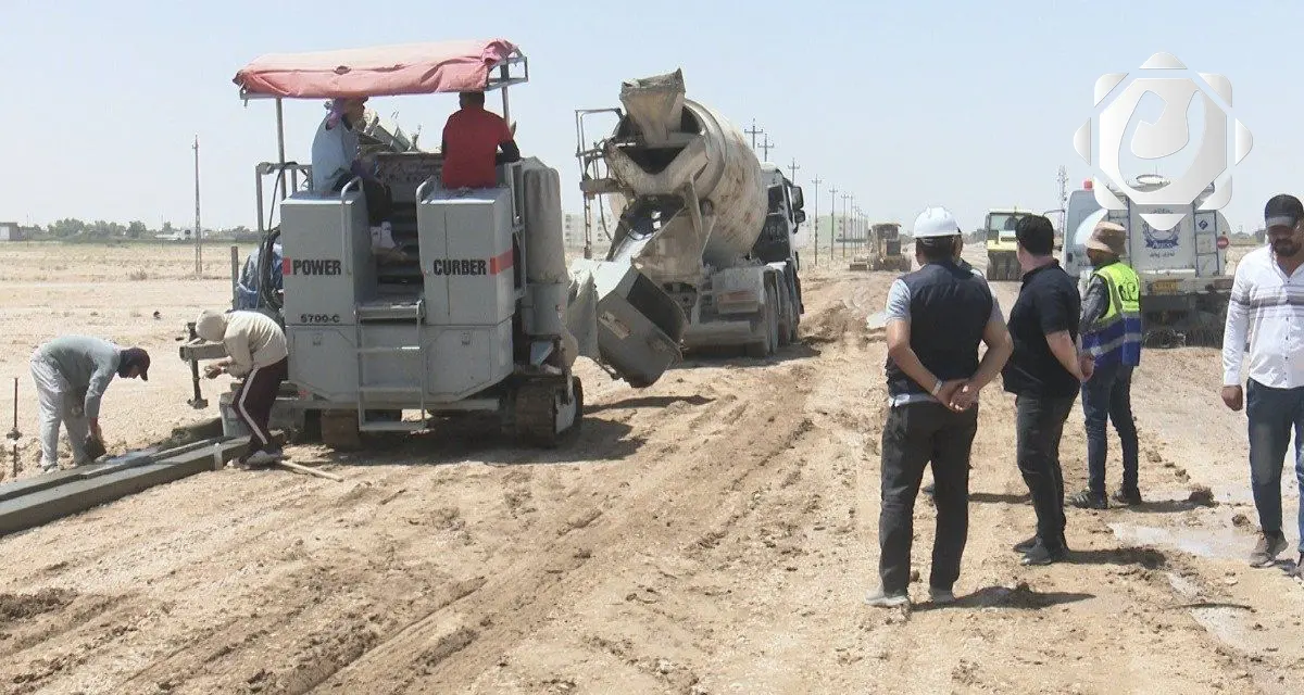 بلدية الفلوجة تبدأ تنفيذ مشروع شارع 40 لتخفيف الازدحام المروري