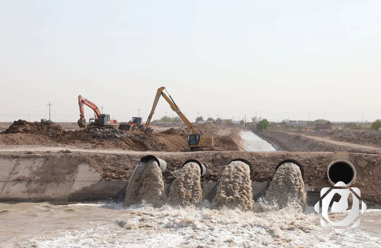 إنجاز مشروع تغذية قناة شط العرب الإروائية لمواجهة شح المياه