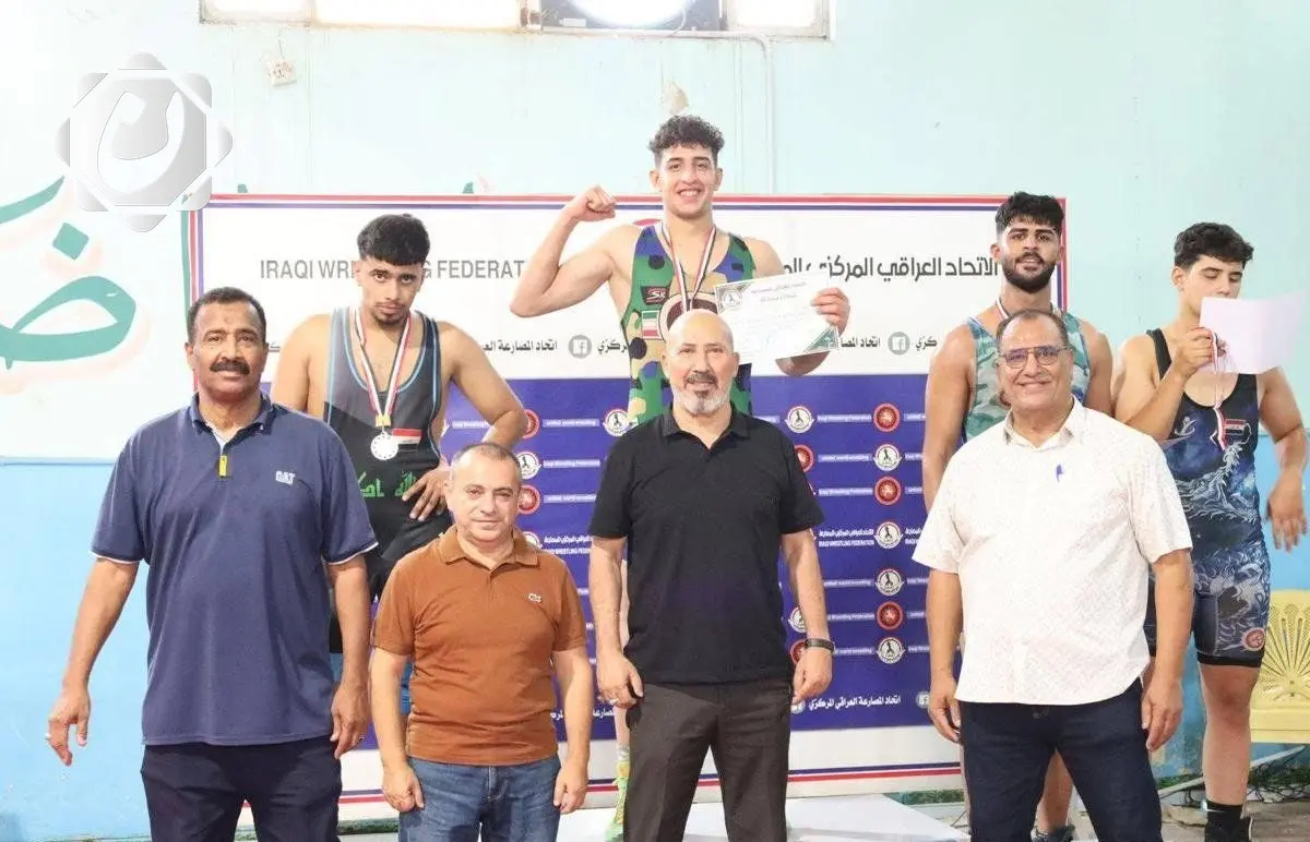 نادي الديوان يحقق لقب بطولة أندية العراق في المصارعة الحرة للشباب