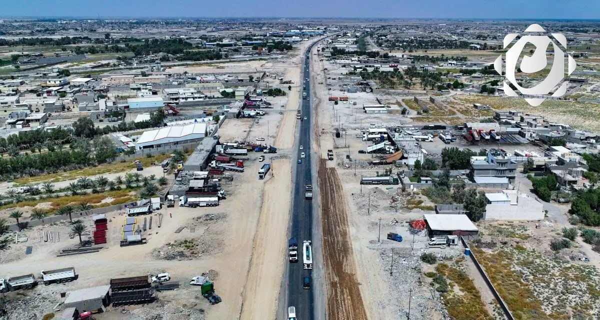 تسارع أعمال تطوير طريق بغداد – بعقوبة السياحي