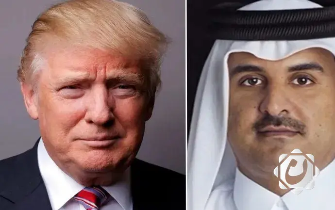 أمير قطر يؤكد لترامب إدانة بلاده للهجوم الإسرائيلي