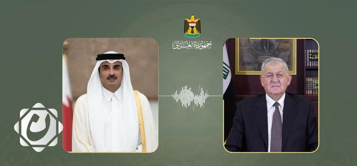 رئيس الجمهورية يؤكد إدانة العراق للعدوان الصهيوني وتضامنه مع قطر