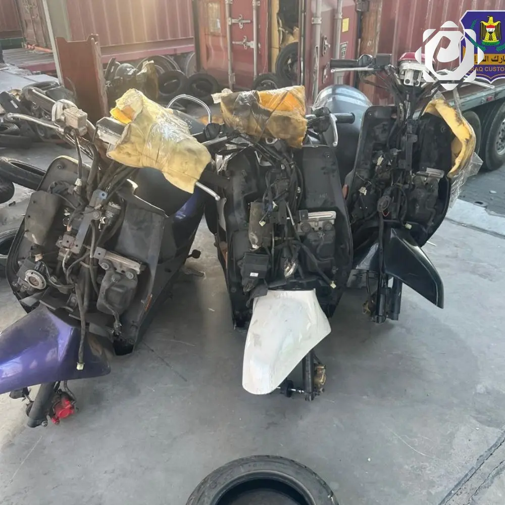 الجمارك تضبط شحنتين مخالفتين في المناطق الجنوبية والغربية