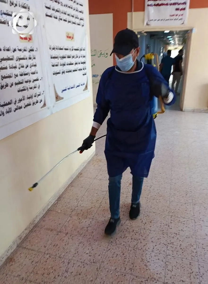 صحة الأنبار تطلق حملات تعقيم وقائية في المدارس مع بداية العام الدراسي