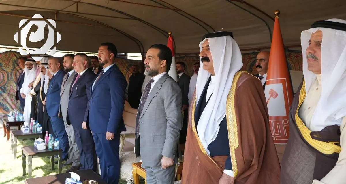 الحلبوسي يشارك في تجمّع لدعم مرشّح حزب تقدم في حمام العليل