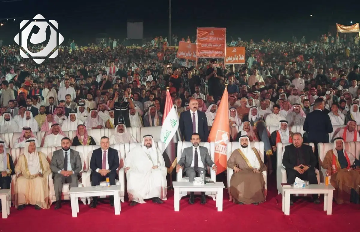 الحلبوسي يشارك في تجمع جماهيري لدعم مرشح حزب تقدم في القيارة