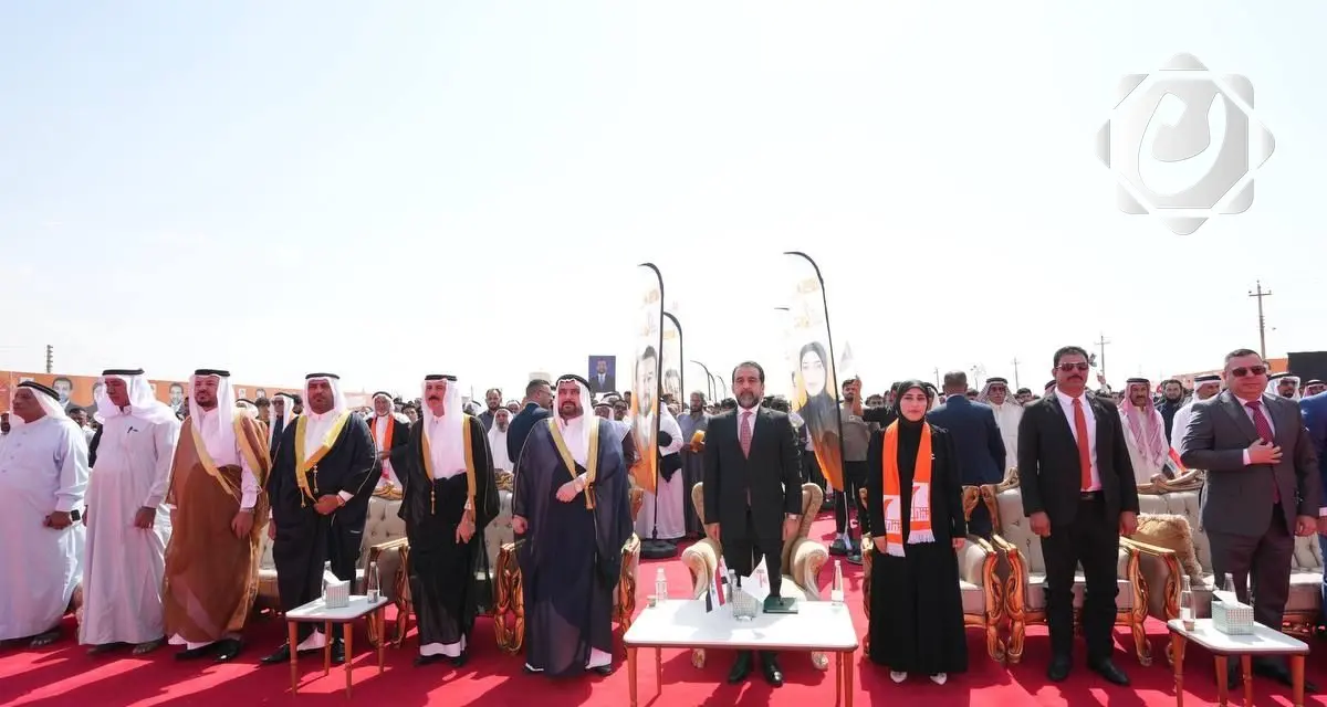 الحلبوسي يشارك في تجمع لدعم مرشحة الحزب شهد الحمداني في قضاء مخمور