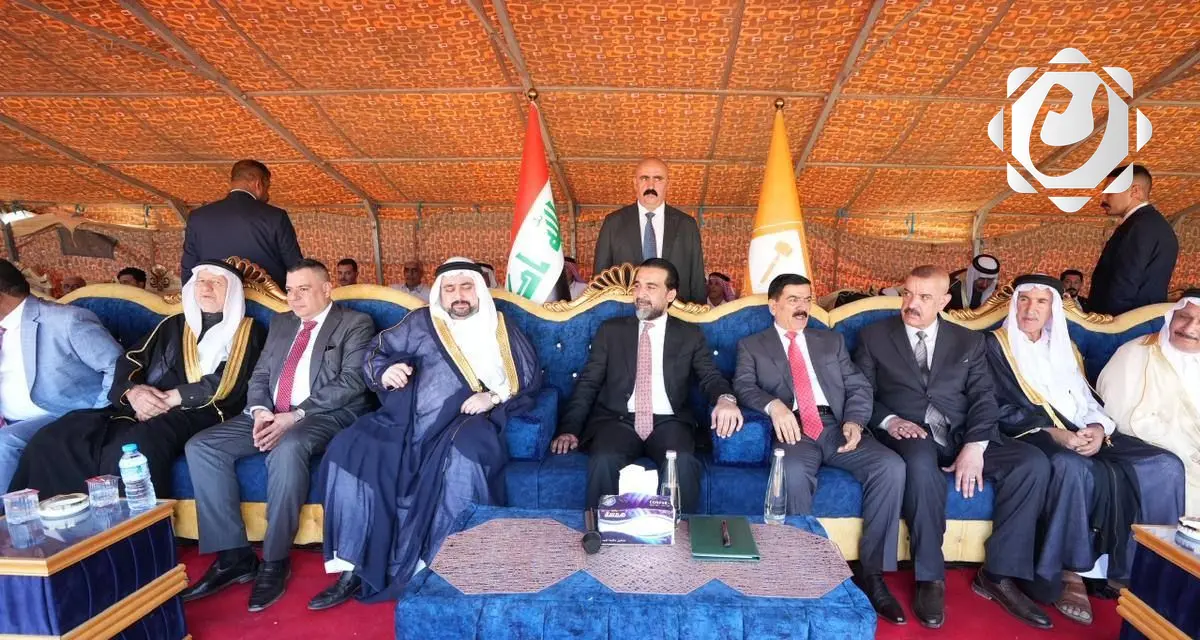 الحلبوسي يشارك في تجمع لدعم مرشح حزب تقدم في القيارة