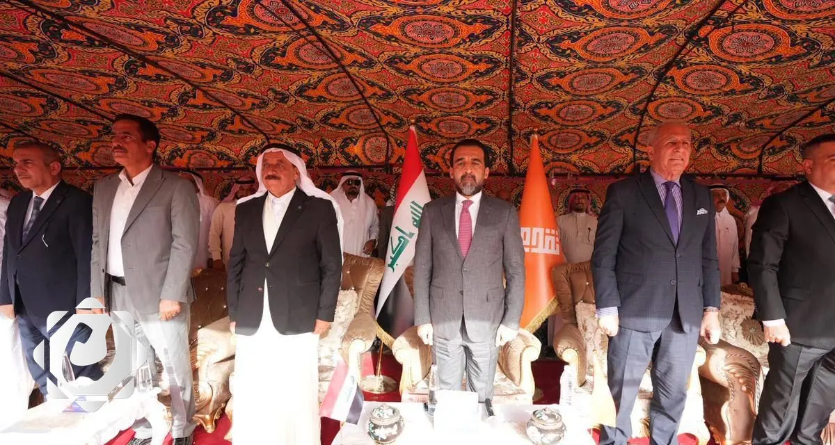 الحلبوسي يشارك في تجمع لدعم مرشح حزب تقدم في تلعفر