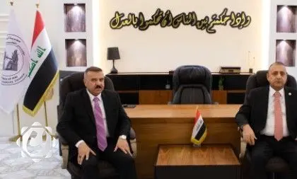 رئيس محكمة استئناف الأنبار يبحث مع وزير الداخلية تعزيز التعاون الأمني القضائي