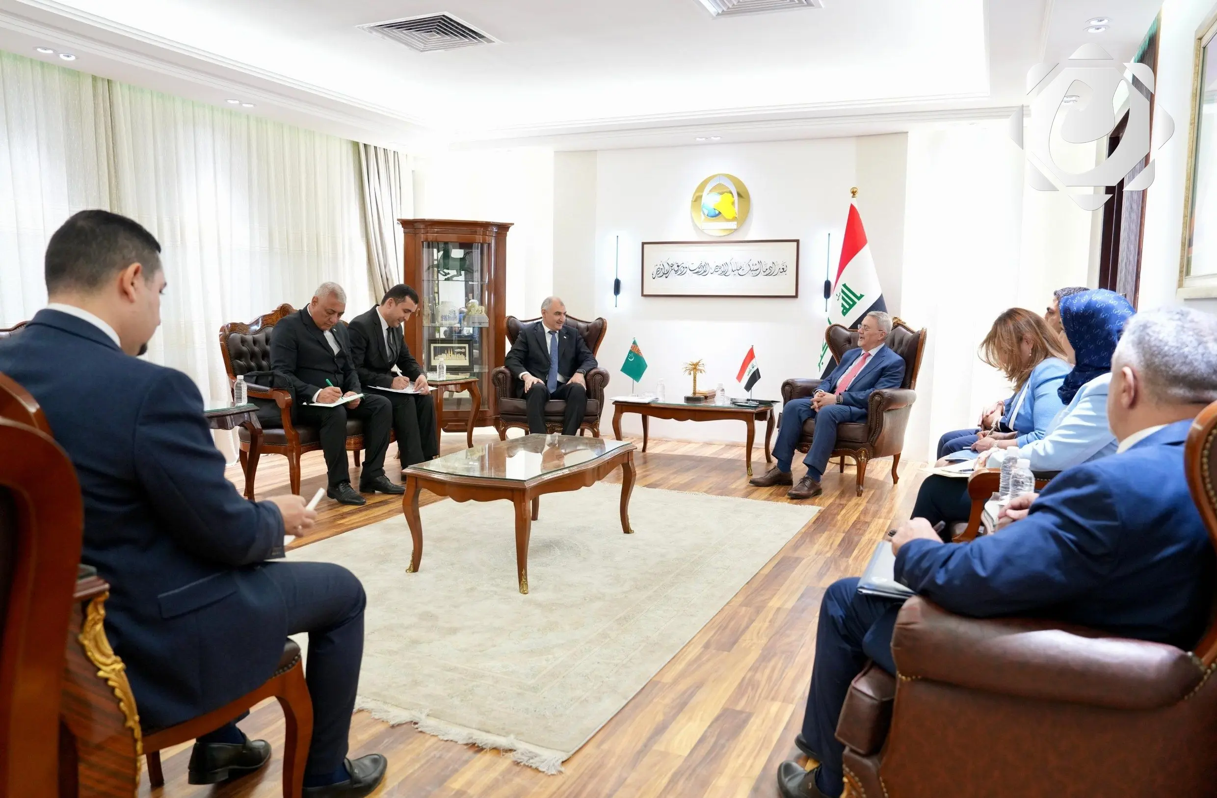 العراق وتركمانستان يوقعان مذكرة تفاهم للتعاون في مجال الطاقة واستيراد الغاز