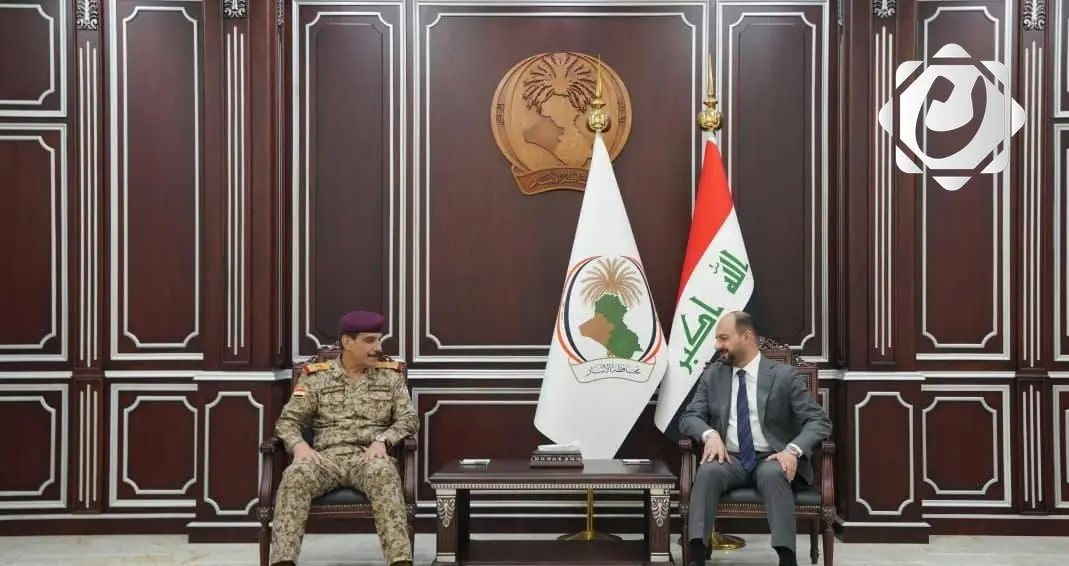 محافظ الأنبار يبحث الأوضاع الأمنية مع رئيس أركان الجيش