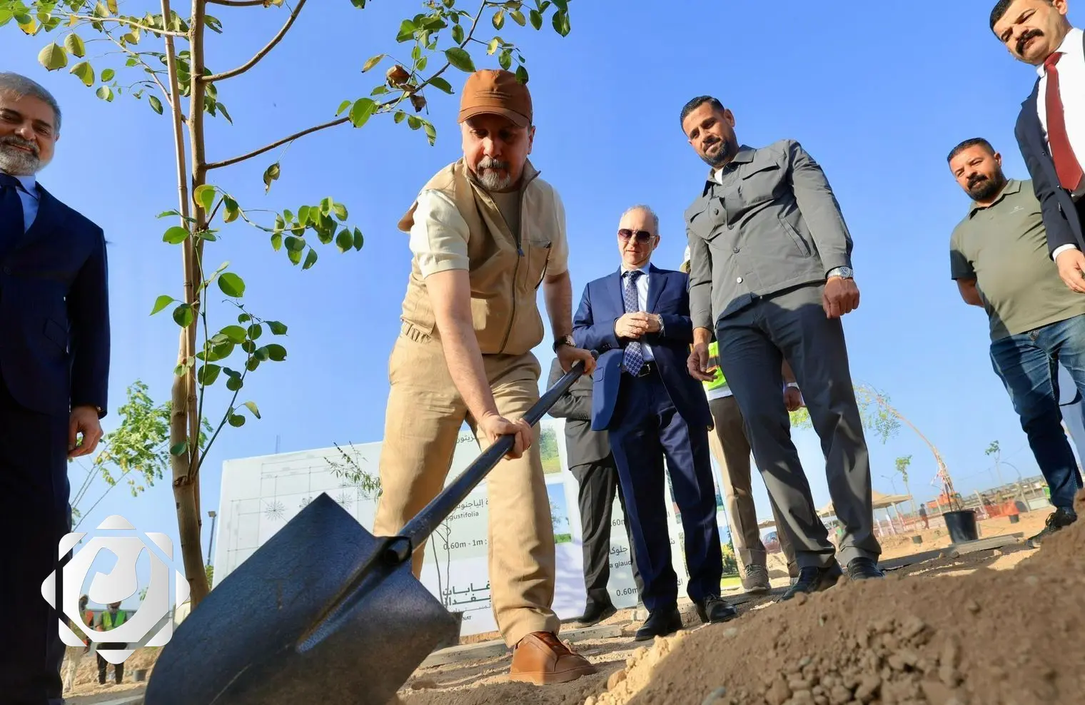 بدء الأعمال الزراعية في مشروع غابات بغداد المستدامة