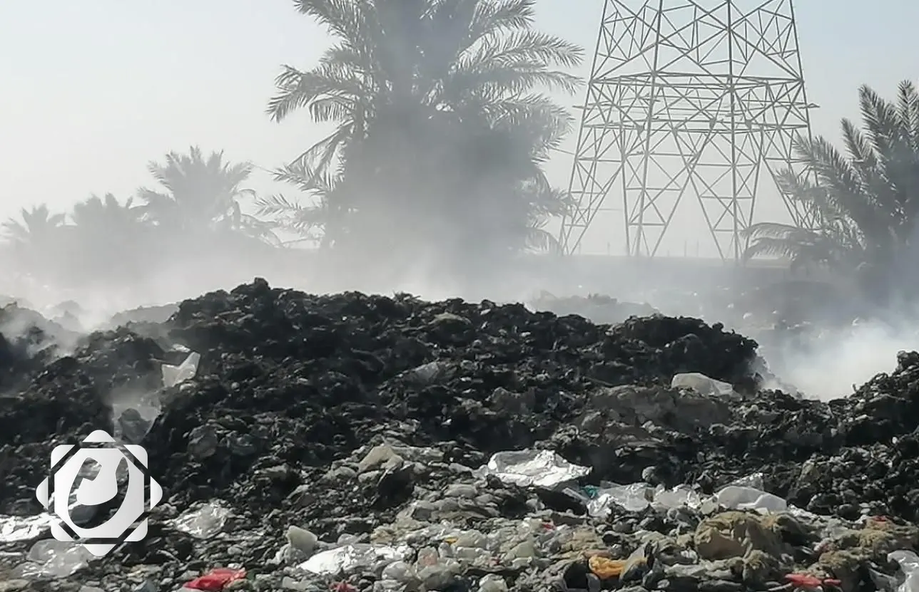 استمرار تلوث الأجواء في بغداد بسبب حرق النفايات ووقود المعامل الرديء