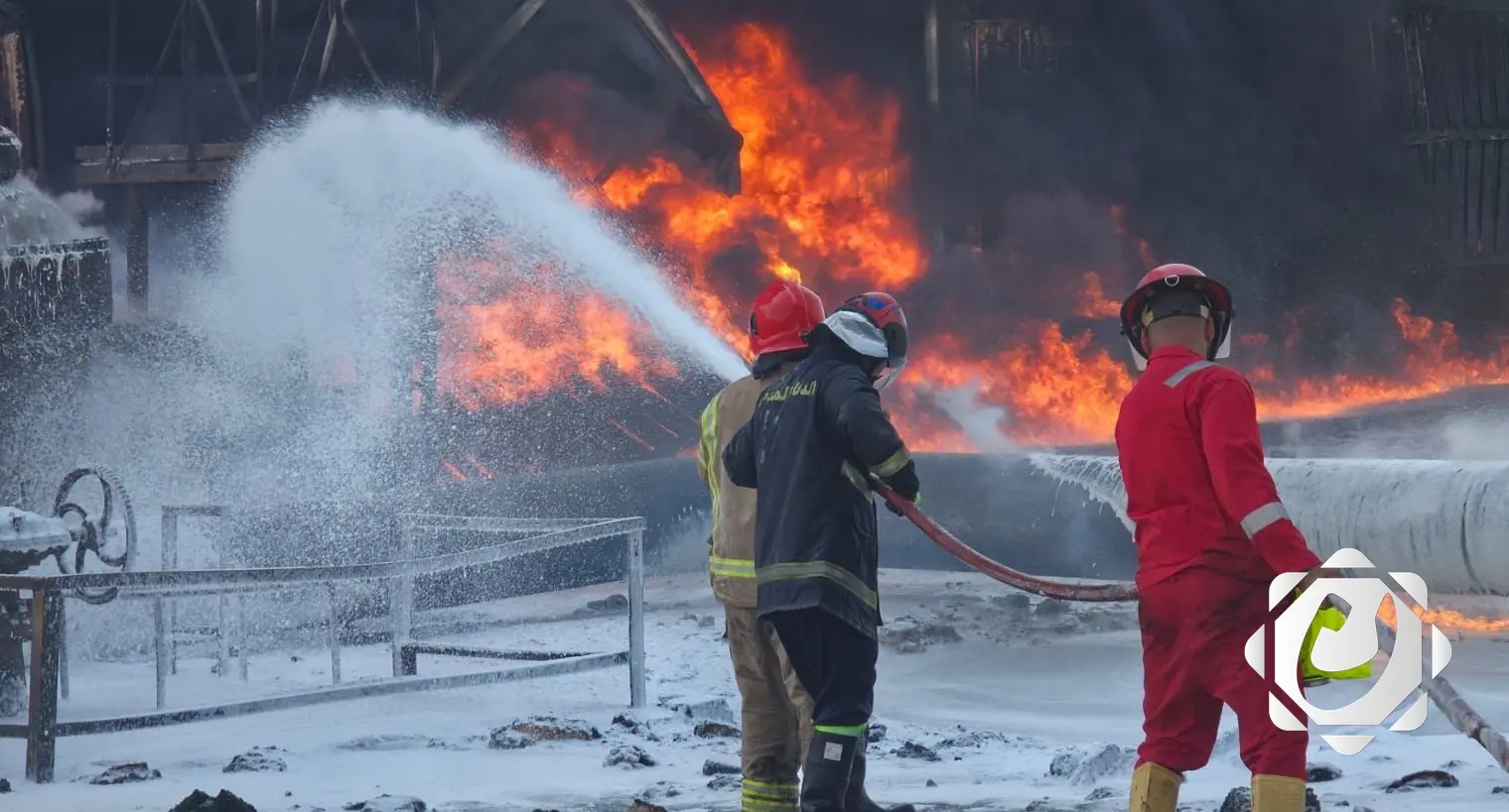 وزارة النفط: السيطرة الجزئية على حريق مستودع زبير 1 ومصرع موظف وإصابة أربعة آخرين