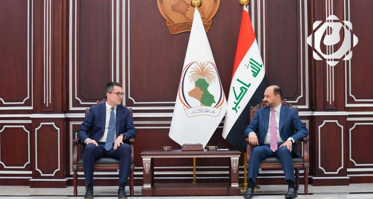 محافظ الأنبار يبحث تعزيز التعاون الاقتصادي مع فرنسا