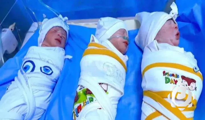 نجاح عملية ولادة توأم ثلاثي في مستشفى القرنة بالبصرة