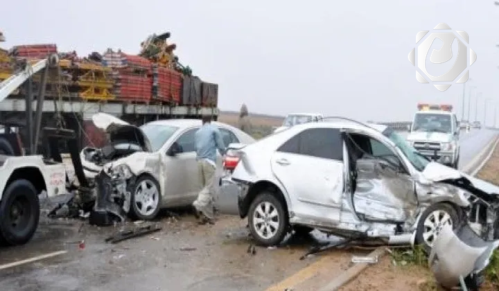 حادث سير مروع بسبب الضباب الكثيف في البصرة