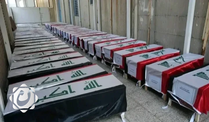 تسليم رفات 70 ضحية من مجزرة بادوش إلى ذويهم في نينوى