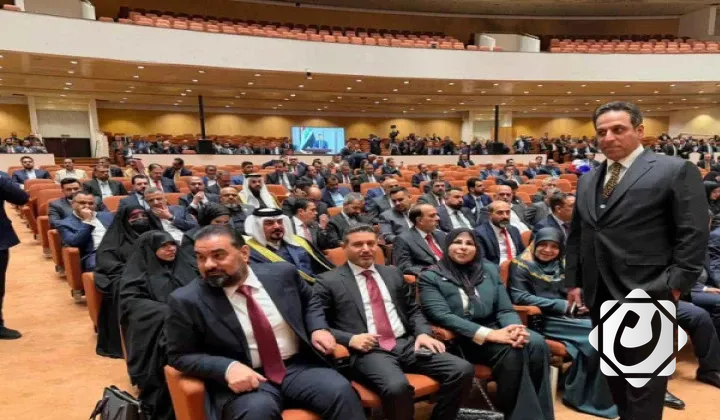 تهنئة من نصيف للحلبوسي بمناسبة انتخابه رئيسًا لمجلس النواب