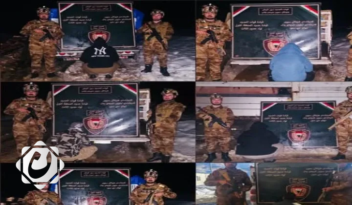 قوات الحدود تلقي القبض على 6 متسللين آسيويين في السليمانية