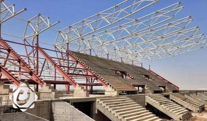 ملعب الناصرية الأولمبي يتقدم نحو الإنجاز بسعة 30 ألف متفرج