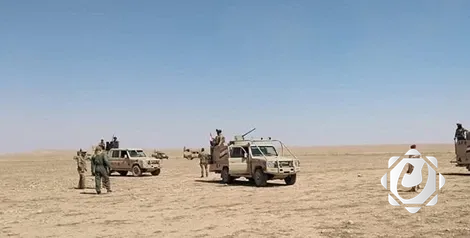 الحشد الشعبي ي Launch عملية دهم وتفتيش لتعقب المطلوبين في صحراء الأنبار