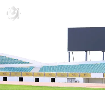 شاشة عملاقة بمواصفات عالمية تُستخدم لأول مرة في ملعب ميسان